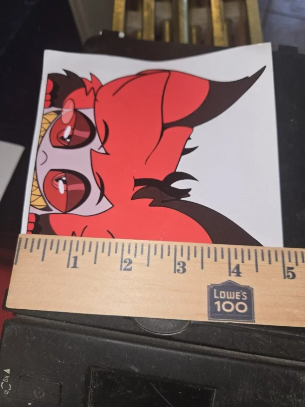 Alastor Hazbin Hotel Weatherproof Anime Sticker 5